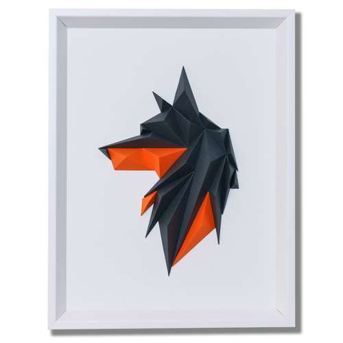 تابلو مقوایی سه بعدی گروه هنری ارژنگ مدل هاسکی کد CR002d