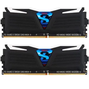 رم دسکتاپ DDR4 دوکاناله 2400 مگاهرتز CL14 گیل مدل Super Luce سری مشکی ظرفیت 32 گیگابایت