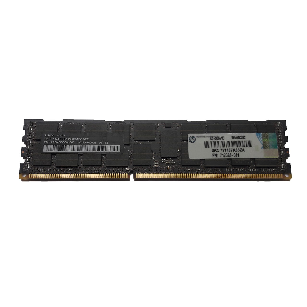 رم دسکتاپ DDR3 دو کاناله 1866 مگاهرتز ECC اچ پی مدل PC3-14900 ظرفیت 16 گیگابایت