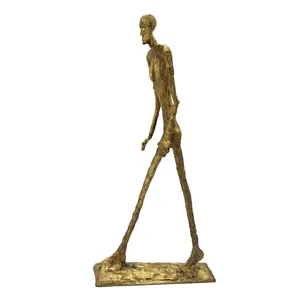 تندیس فلزی طرح مردی که راه می رود کد 04