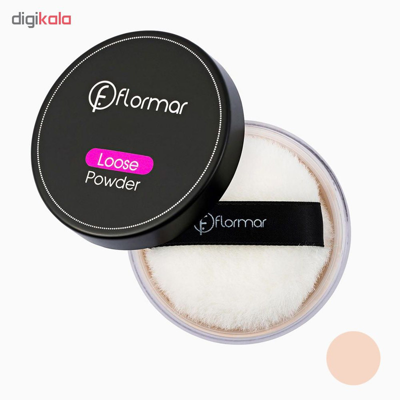 پودر تثبیت کننده آرایش فلورمار مدل Loose Powder شماره 02 پودر تثبیت کننده آرایش فلورمار مدل Loose Powder شماره 02