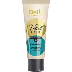 کرم پودر دلیا مدل velvet skin کد 1243 حجم 30 میلی لیتر