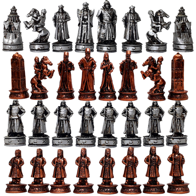 مهره شطرنج رخ مدل B3 مجموعه 32 عددی