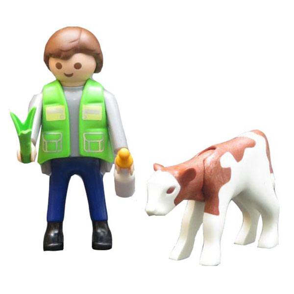 ساختنی مدل Boy And Cow کد 031  بسته 4 عددی