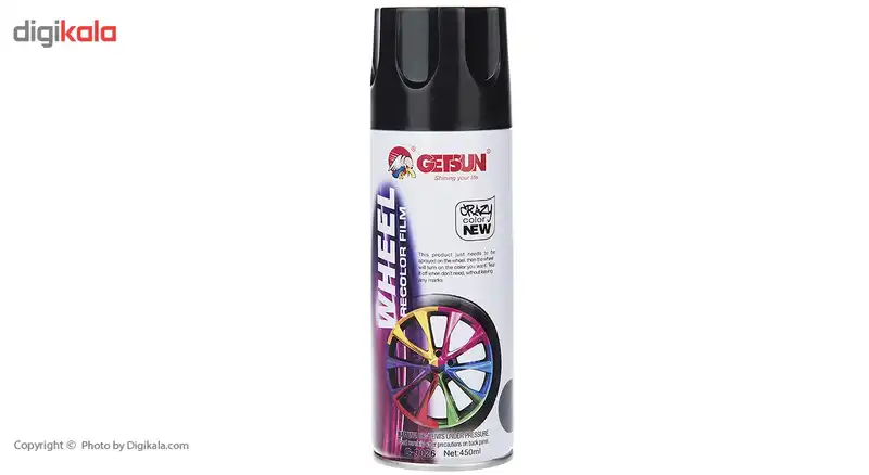 اسپری رنگ رینگ خودرو گتسان مدل G-9026 حجم 450 میلی لیتر