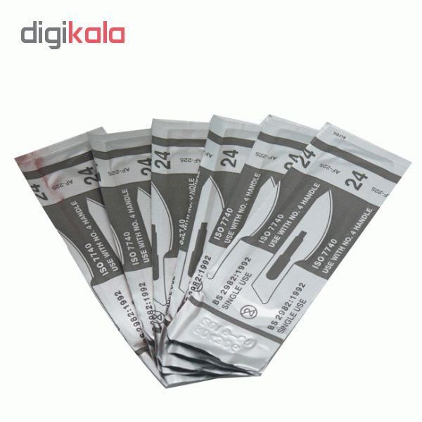 تیغ استریل کیاتو مدل KI2 شماره 24 بسته 100 عددی