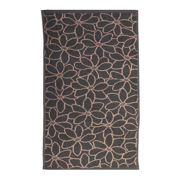 حوله دستی برق لامع طرح فلاور سایز 50*30سانتی متر