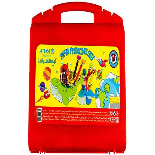 ست نقاشی 48 تکه آریا مدل Briefcase