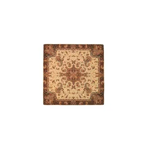 رومیزی ترمه ژینورا طرح GT0121 سایز 100x100 سانتیمتر