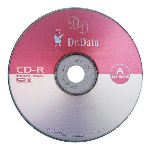 سی دی خام دکتر دیتا مدل CD-R پک 50 عددی