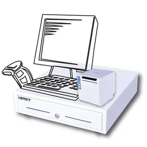 پرینتر حرارتی اچ پی آر تی مدل TP808 به همراه کشو پول HPRT مدل MK410