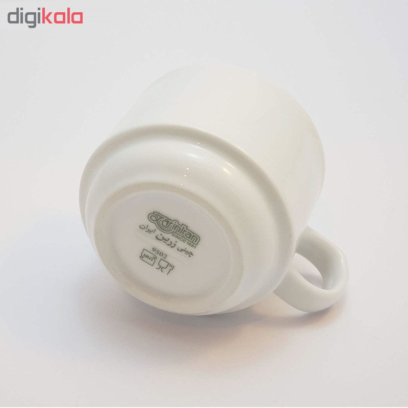 فنجان چینی زرین ایران مدل LAV8 بسته 6 عددی