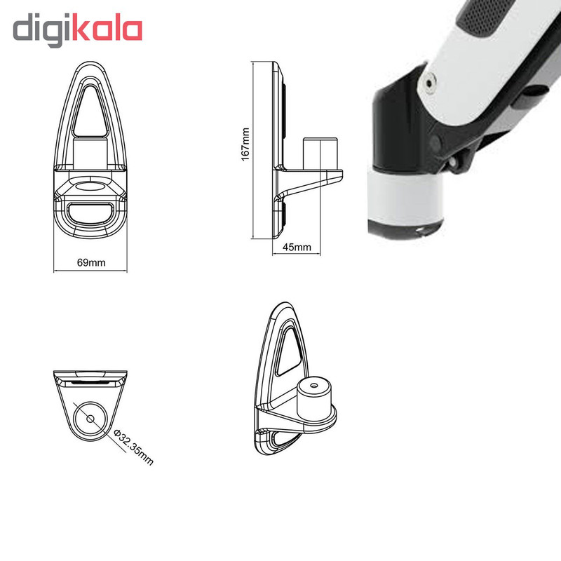 پایه دیواری مدل VM-GST501 مناسب برای تلویزیون های 37 تا 50 اینچ پایه دیواری مدل VM-GST501 مناسب برای تلویزیون های 37 تا 50 اینچ