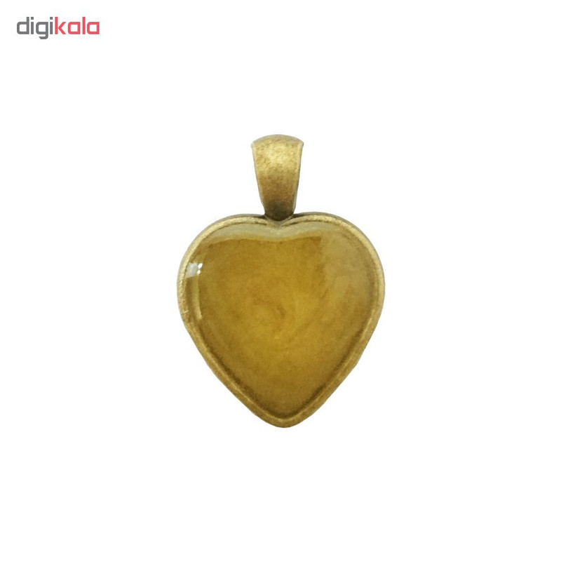 آویز گردنبند دخترانه طرح قلب مدل BO0007 مجموعه 8 عددی