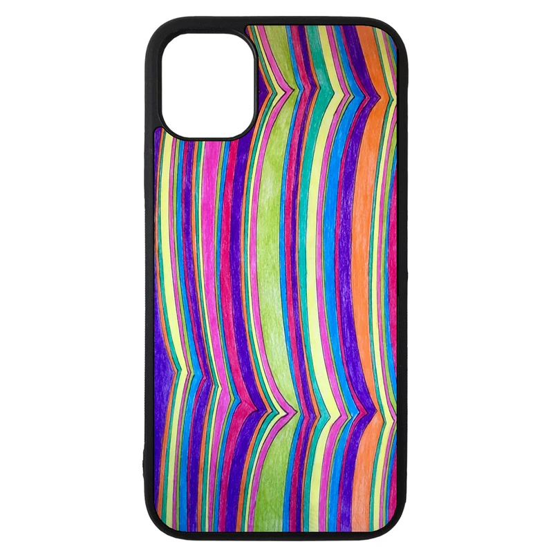 کاور طرح رنگارنگ کد 11050590 مناسب برای گوشی موبایل اپل iphone 11