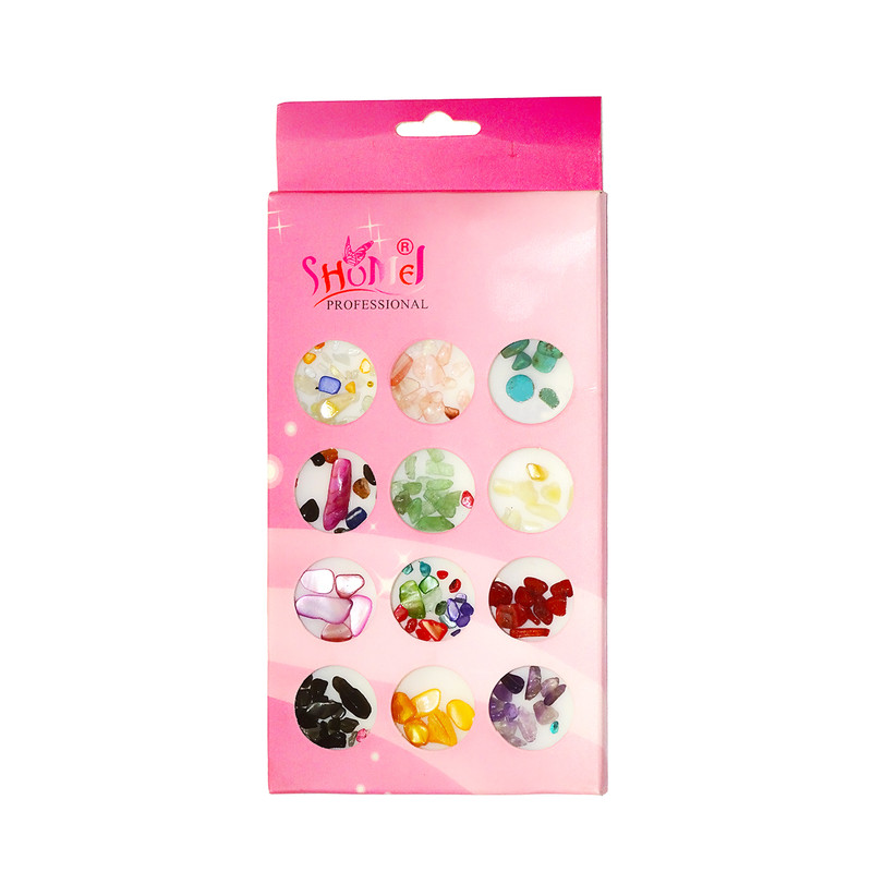 مجموعه نگین ناخن شامل مدل ND11