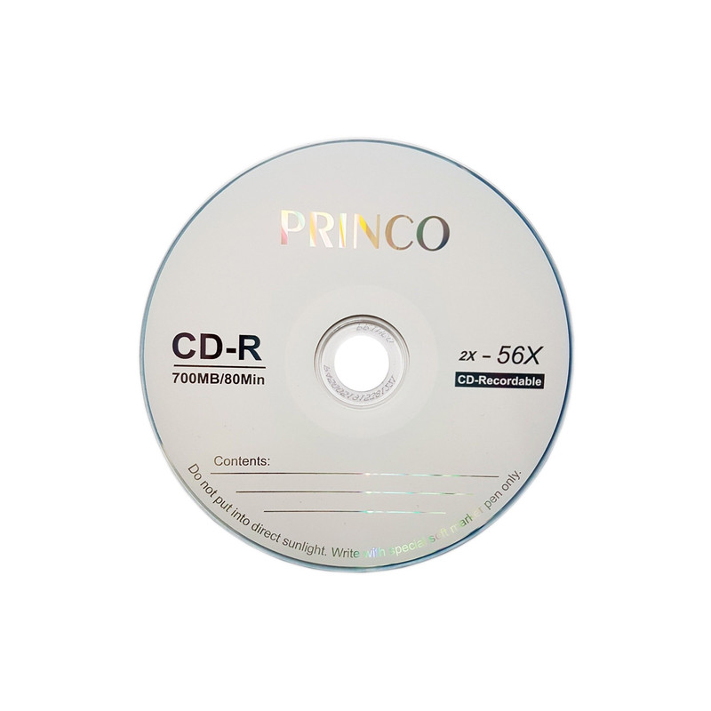سی دی خام پرینکو مدل CD-R بسته ۵۰ عددی