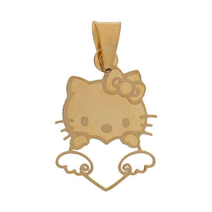 آویز گردنبند طلا 18 عیار دخترانه زر لوکس طرح گربه کد zr47 آویز گردنبند طلا 18 عیار دخترانه زر لوکس طرح گربه کد zr47