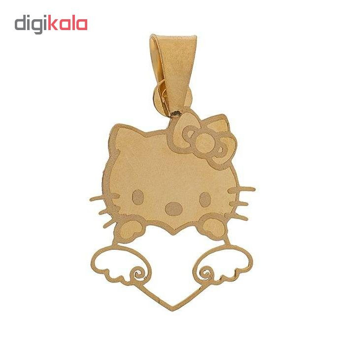 آویز گردنبند طلا 18 عیار دخترانه زر لوکس طرح گربه کد zr47 آویز گردنبند طلا 18 عیار دخترانه زر لوکس طرح گربه کد zr47