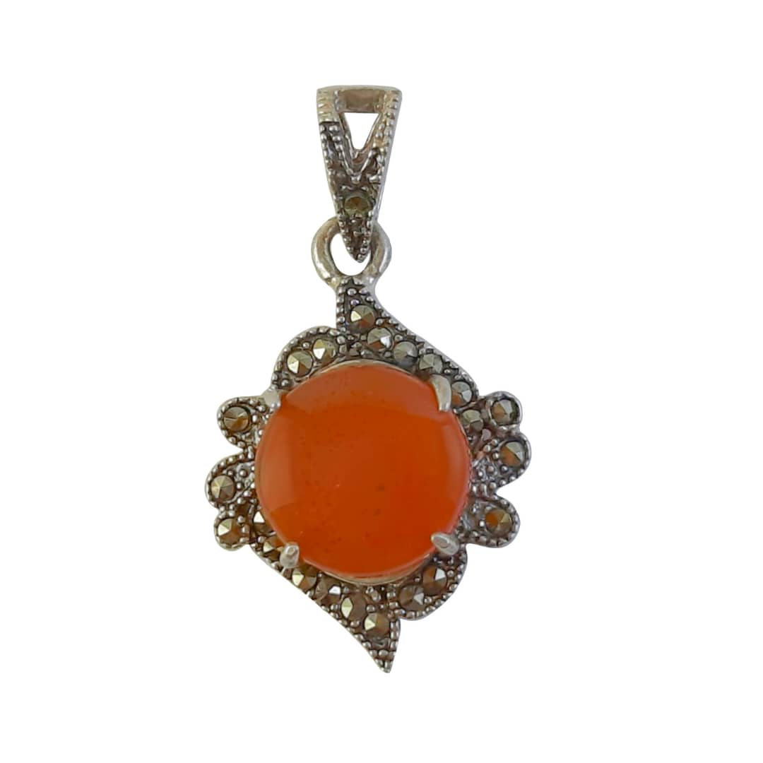 آویز گردنبند نقره زنانه کد 2096