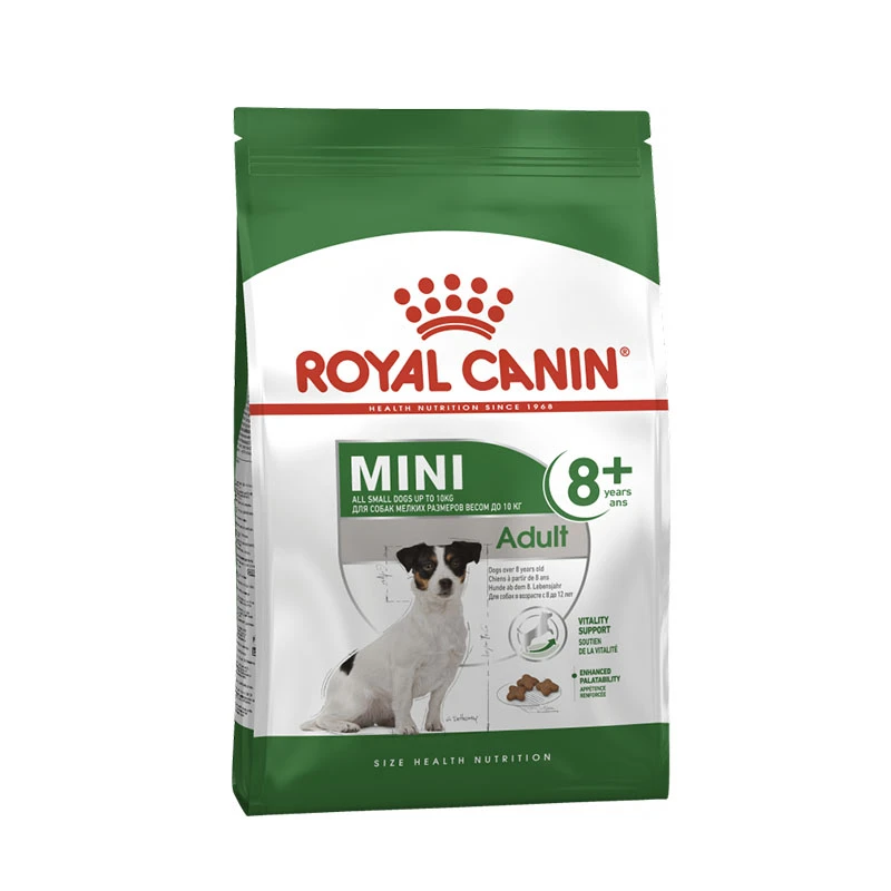 غذای خشک سگ رویال کنین مدل +Mini Adult 8 وزن 2 کیلوگرم