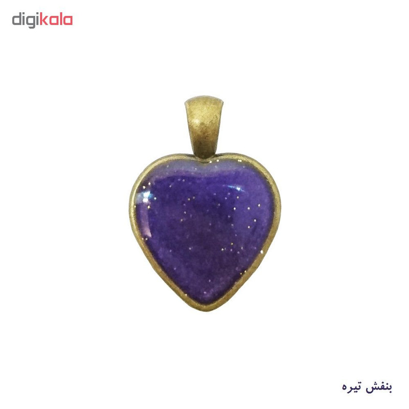 آویز گردنبند دخترانه طرح قلب مدل BO0007