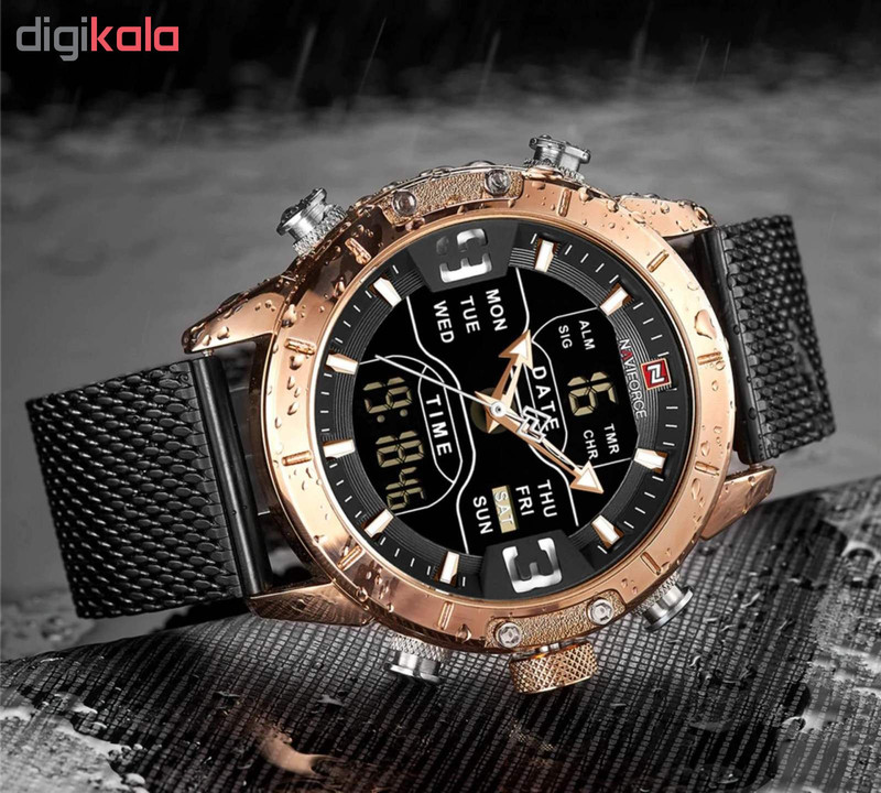 ساعت مچی عقربه ای مردانه نیوی فورس مدل NF9153-RGB