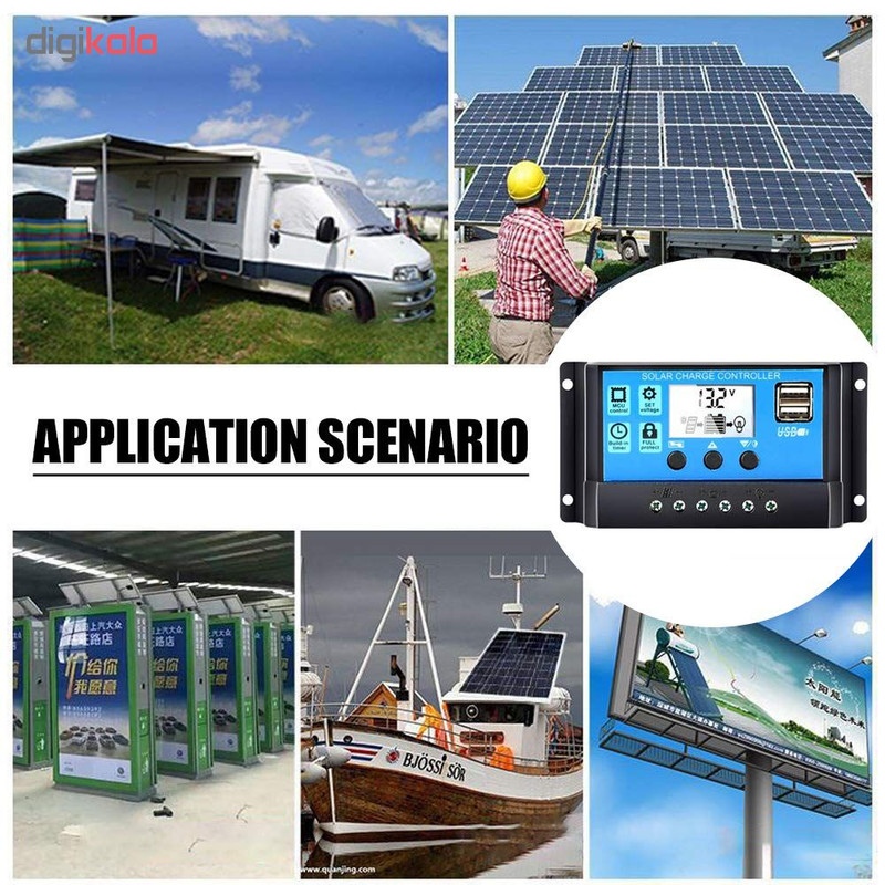 کنترل کننده شارژ خورشیدی مدل A10 کنترل کننده شارژ خورشیدی مدل A10
