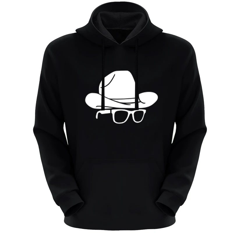 هودی مردانه طرح کلاه و عینک کد F197