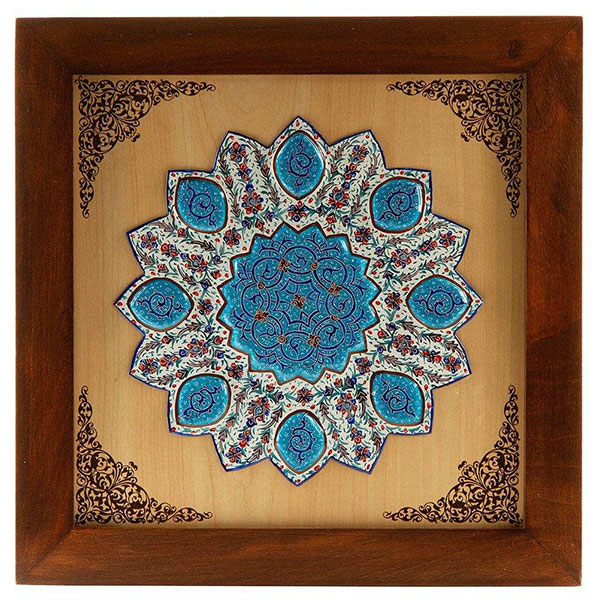 تابلو میناکاری طرح شمسه کد 2-20002