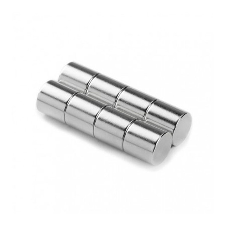 آهن ربا مدل نئودیمیوم استوانه D10x10mm بسته 8عددی