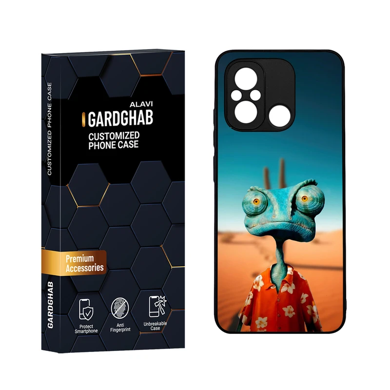 کاور گارد قاب مدل دورژله ای پسرانه مناسب برای گوشی موبایل شیائومی Poco C55 / Redmi 12c