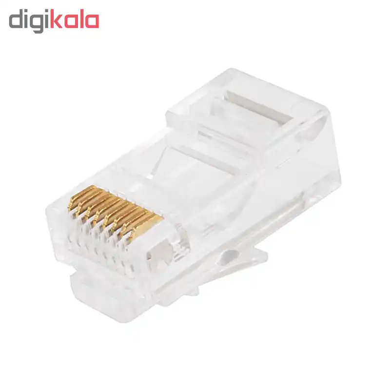 کانکتور کمیکس RJ45 cat6 بسته 100 عددی