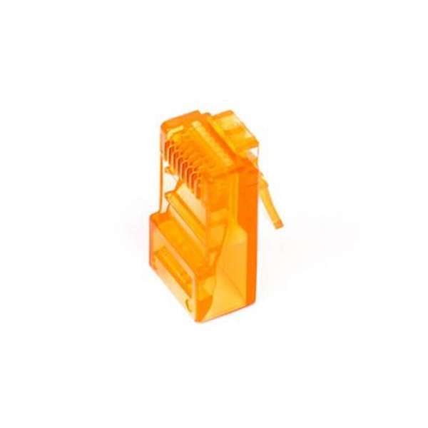 کانکتور کمیکس RJ45 cat6 بسته 100 عددی کانکتور کمیکس RJ45 cat6 بسته 100 عددی