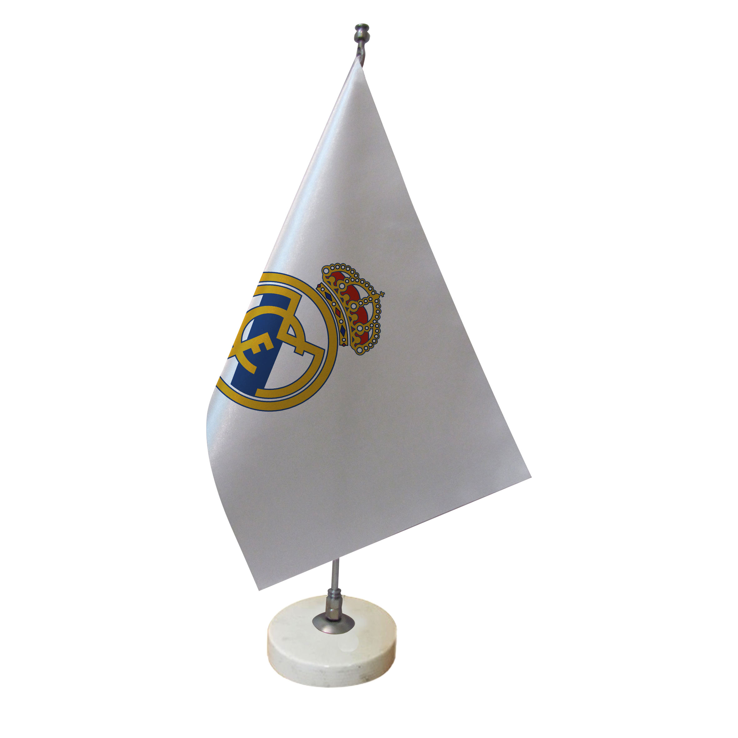 پرچم رومیزی طرح پرچم تیم فوتبال رئال مادرید کد pr24