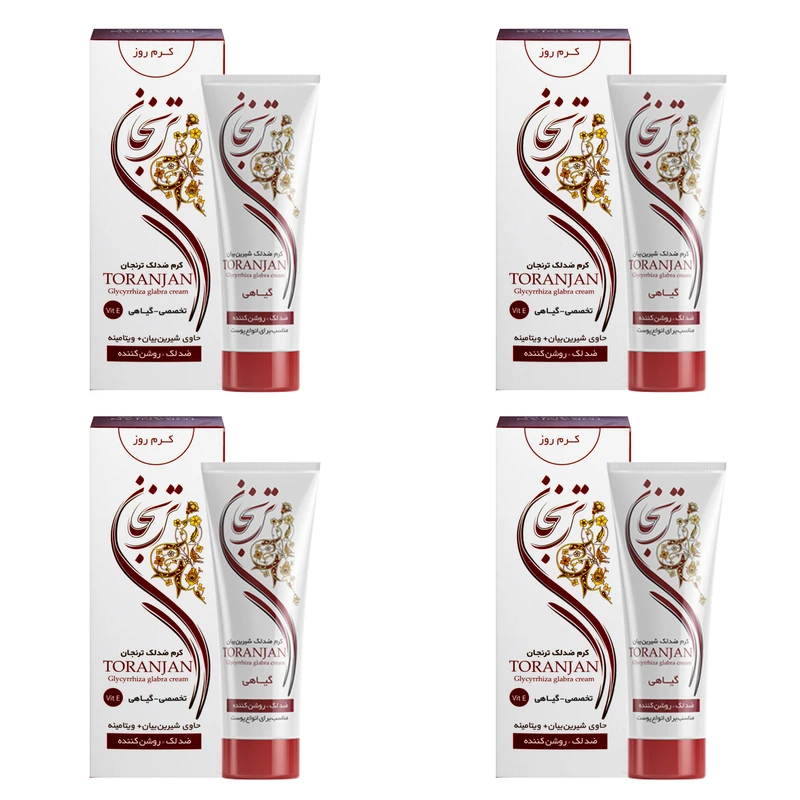 کرم ضد لک ترنجان مدل Glycyrrhiza Glabra حجم 50 میلی لیتر بسته 4 عددی