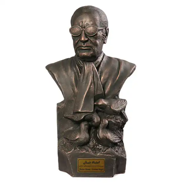 مجسمه تندیس و پیکره شهریار مدل تندیس استاد بنان کد M430