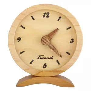 ساعت رومیزی چوبی گالری تی‌وودسایز بزرگ 154002