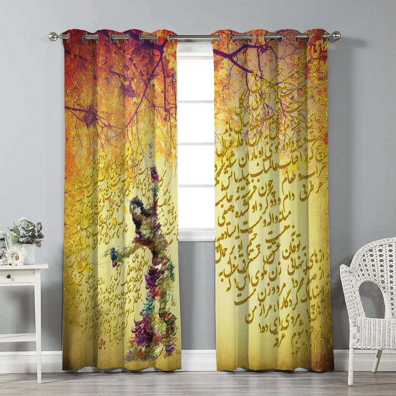 پرده نیروانا مدل pm2106 سایز 280 × 140 سانتی متر