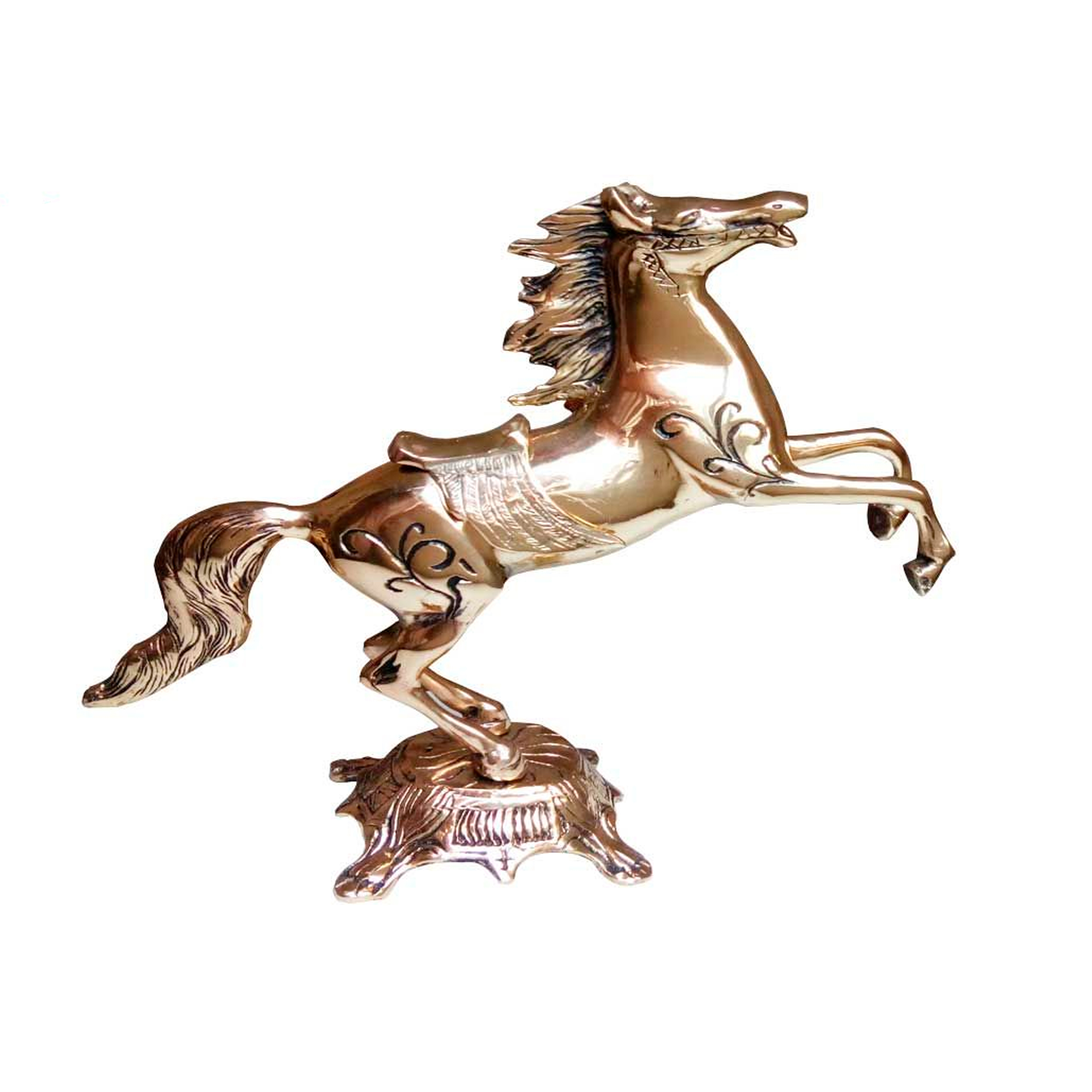 مجسمه طرح اسب زین دار مدل 1084