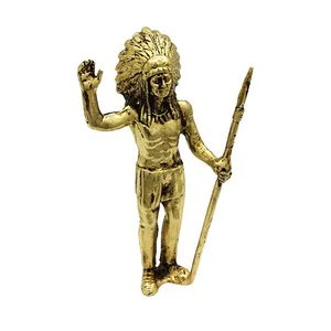 مجسمه فلزی طرح سرخ پوست کد 01