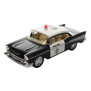 نقد و بررسی ماشین بازی کینزمارت مدل 1957 Chevrolet Bel Air Police توسط خریداران