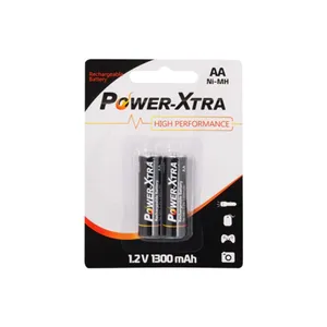باتری قلمی قابل شارژ پاوراکسترا  مدل High Performance بسته 2 عددی