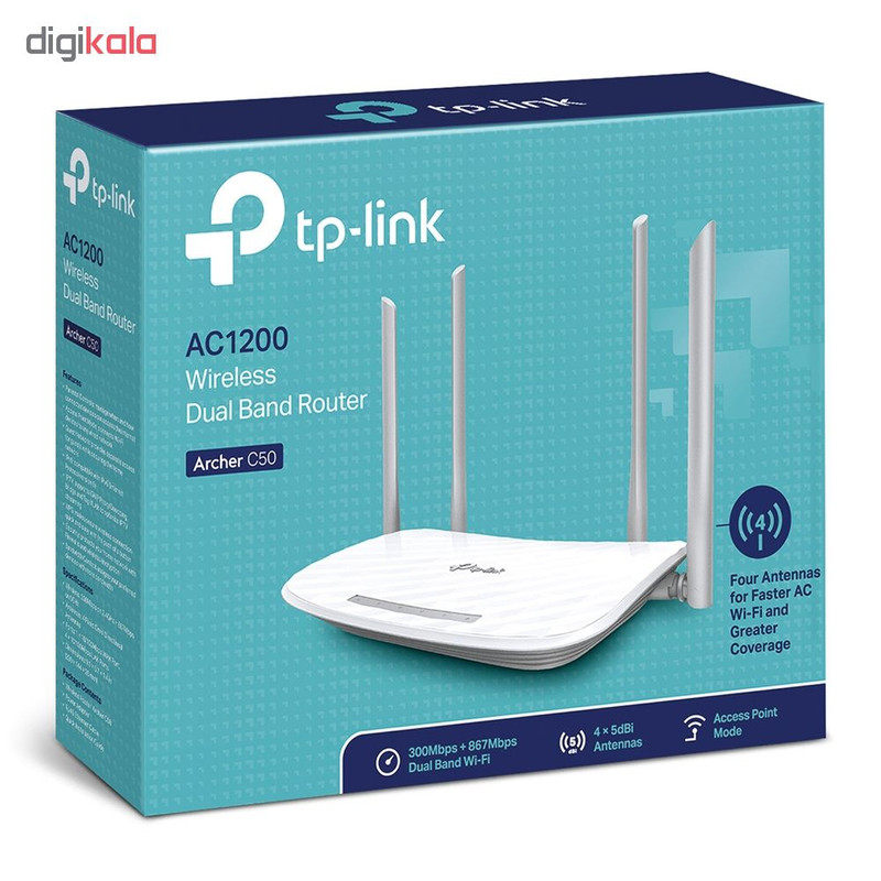 روتر بی سیم تی پی-لینک مدل Archer C50 2