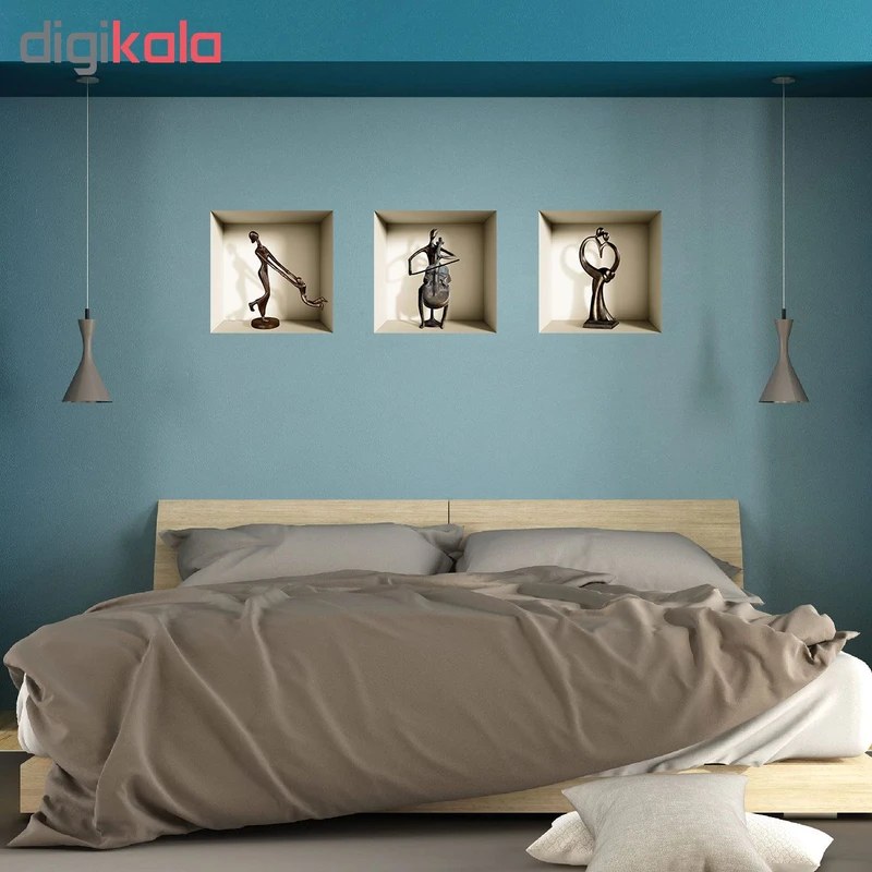 عکس شماره 4 : طاقچه مجازی ویداوین مدل vs09 مجموعه 3 عددی