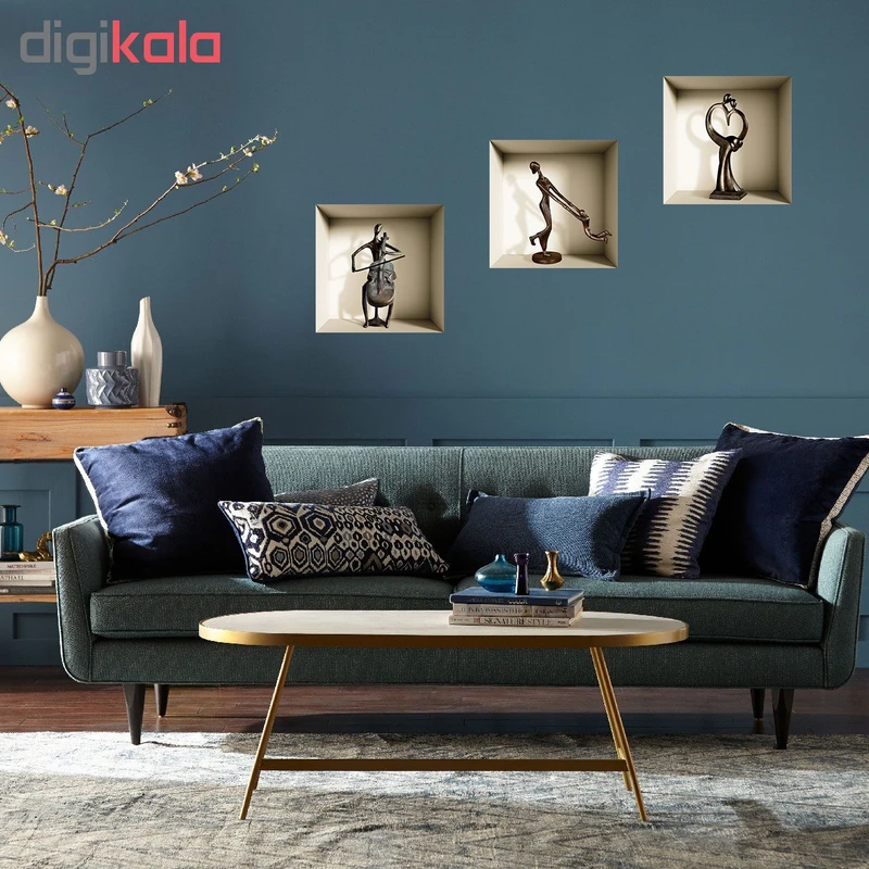 عکس شماره 5 : طاقچه مجازی ویداوین مدل vs09 مجموعه 3 عددی