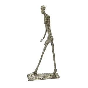 تندیس فلزی طرح مردی که راه می رود کد 04