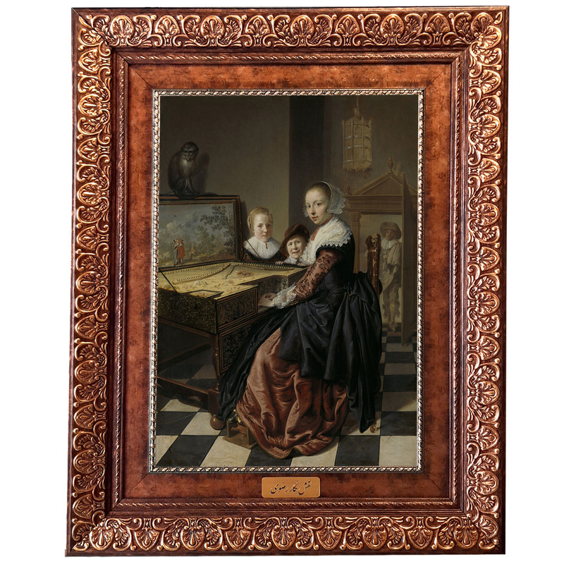 6ec75dc125baeb1fd074db843fdabda545fc7d35abdcec97bcee6149690d تابلو فرش ماشینی نقش نگار رضوی طرح مادر و کودکان کد 6272KP