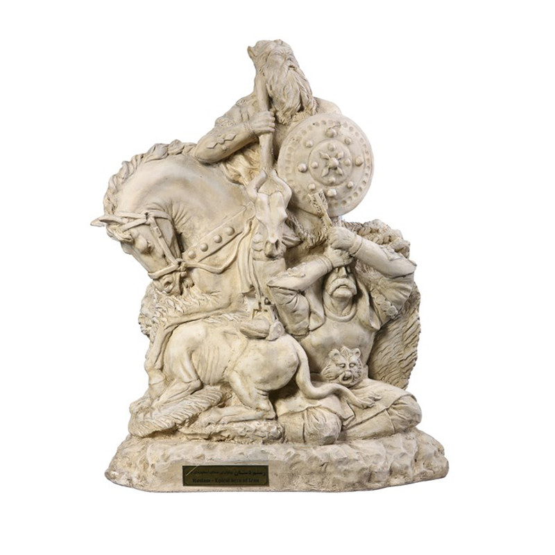 تندیس رستم و اسفندیار کارگاه تندیس و پیکره شهریار کد M390