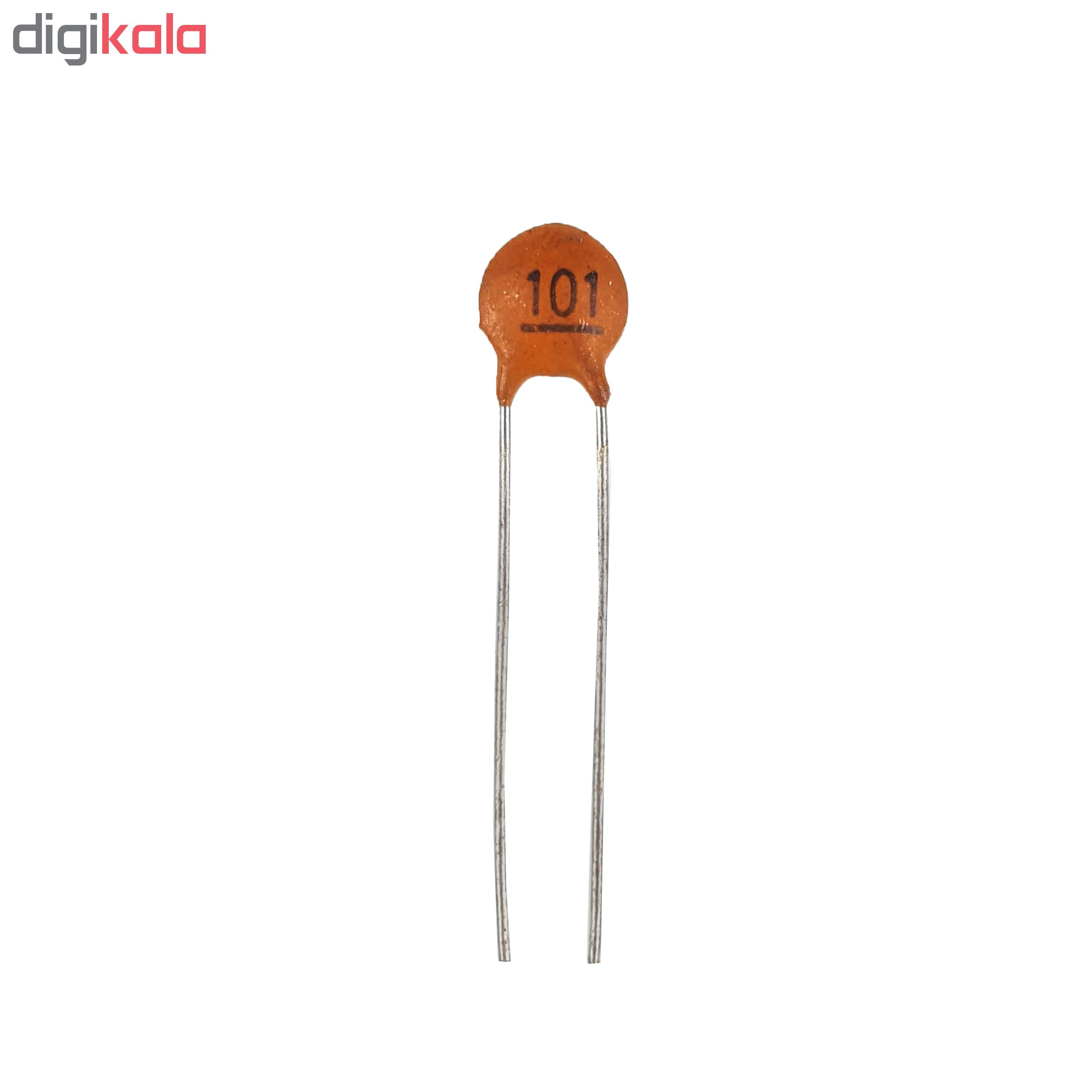 خازن عدسی 100 پیکو فاراد کد 101 بسته 30 عددی خازن عدسی 100 پیکو فاراد کد 101 بسته 30 عددی
